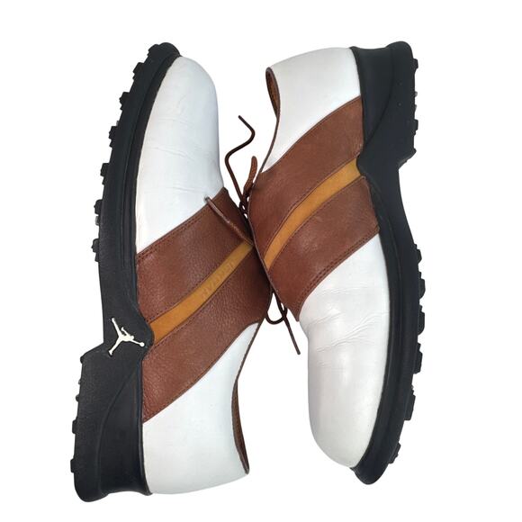 Vintage Air Jordan White leather golf shoes par 23 men\'s size 8 2001 main image 4